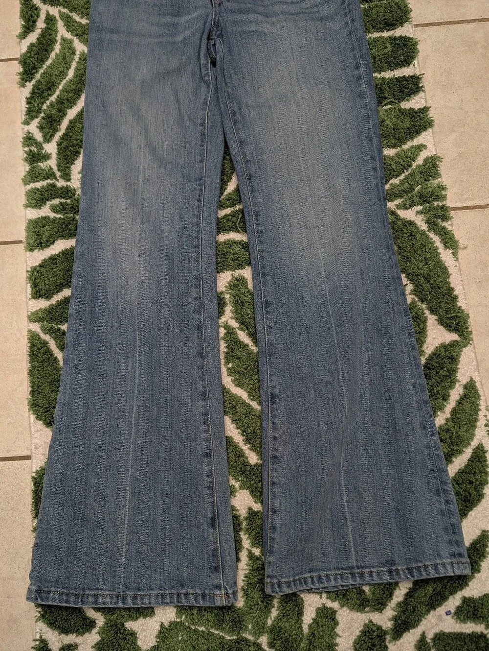Everlane High Rise Flare Blue Jeans, Size 26